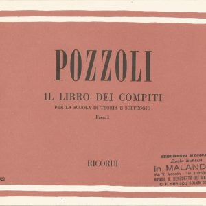 POZZOLI IL LIBRO DEI COMPITI FASC I.