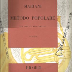 MARIANI -METODO POPOLARE PER OBOE E CORNO INGLESE-.