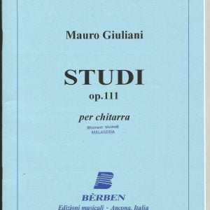 STUDI op.111 PER CHITARRA