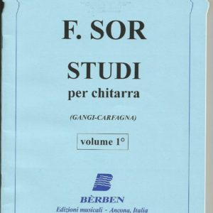 F. SOR STUDI PER CHITARRA VOL.1