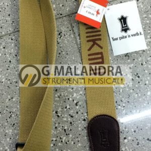 TRACOLLA PER CHITARRA E BASSO  LEVY’S mod. MC8MAY – TAN (SPEDIZIONE GRATUITA)