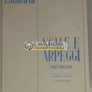SCALE E ARPEGGI PER VIOLINO – L.SCHININA’