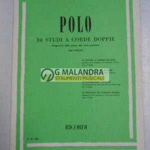 POLO 30 STUDI A CORDE DOPPIE PER VIOLINO