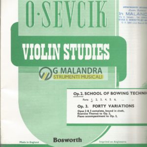O. SEVCIK – VIOLIN STUDIES OP 2