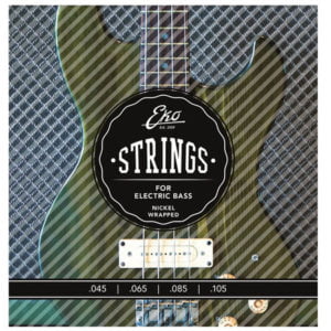 MUTA DI CORDE PER BASSO ELETTRICO  EKO Electric Bass 4 Strings 45-105