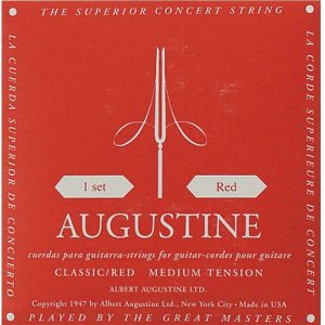 MUTA DI CORDE PER CHITARRA CLASSICA AUGUSTINE CLASSIC RED TENSIONE MEDIA