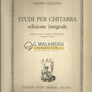 STUDI PER CHITARRA EDIZIONE INTEGRALE – MAURO GIULIANI