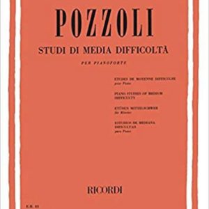 POZZOLI STUDI DI MEDIA DIFFICOLTA PER PIANOFORTE