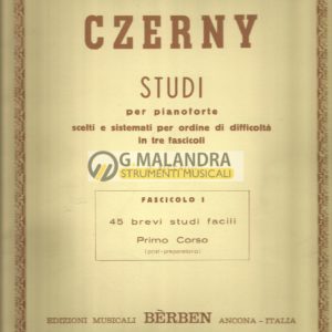 CZERNY STUDI PER PIANOFORTE
