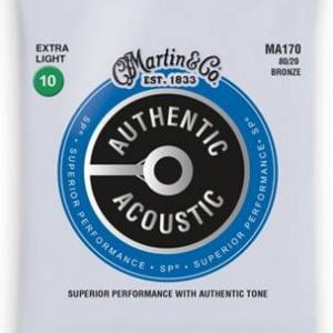 MARTIN 010-047 MUTA PER CHITARRA ACUSTICA MA170 SP 80/20 BRONZE EXTRA LIGHT