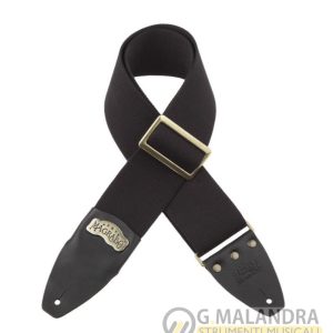 MAGRABO’ Stripe SC Cotton Nero 8 Cm Terminali Core Nero, Fibbia Recta Ottone 243.202M