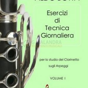 TECNICA GIORNALIERA PER LO STUDIO DEL CLARINETTO -Intervalli su Scale M e m in tutte le tonalità Vol. II- (A. Botta)
