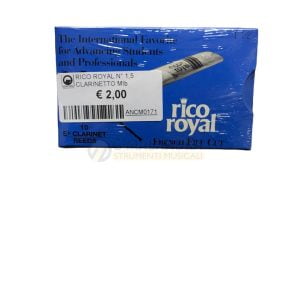 RICO ROYAL CLARINETTO MIb-Eb N°1.5 CONFEZIONE 10 ANCE