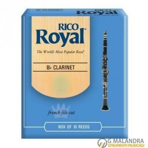 RICO ROYAL- CLARINETTO SIb – N° 3 CONFEZIONE DA 10 ANCE