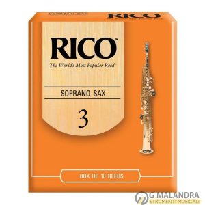 RICO – SAX SOPRANO – N° 3  -10 ANCE-