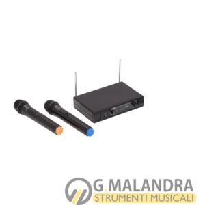 SOUNDSATION WF-V21HHA Radiomicrofono VHF Doppio Plug and Play con 2 Mic. Palmari