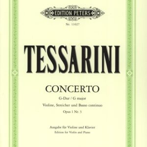 TESSARINI CONCERTO G-Dur/Gmajor opus 1 nr 3