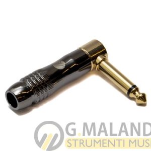 QUIK LOK – G/30 JACK MONO 6.3 ANGOLATO 90° METAL GREY