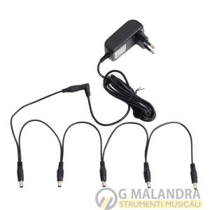 ROCKPOWER Alimentatore 9V DC 1300 mA con Daisy Chain