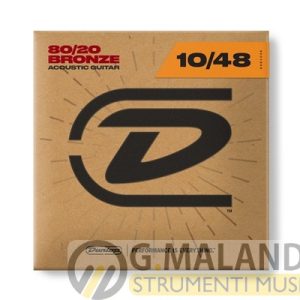 DUNLOP – DAB1048 ACOUSTIC 80/20 BRONZE, EXTRA LIGHT SET/6