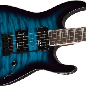 JACKSON  JS Series Dinky® JS20 DKQ 2PT, tastiera in amaranto, Transparent Blue Burst