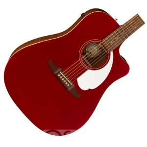 FENDER Redondo Player, Walnut Fingerboard, White Pickguard, Candy Apple Red