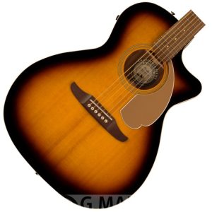 FENDER Newporter Player, Walnut Fingerboard, Gold Pickguard, Sunburst