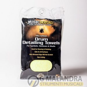 MUSIC NOMAD Edgless Microfiber Drum Detailer Towels 2pcs