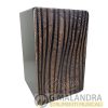 GIARA by Duende – Hidrofugo MDF Cajon – Marrone scuro con striature nere