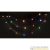IBIZA Catena con 20 lampade a led colorate per esterno, E27, IP44, 10 metri