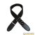 Tracolla per chitarra/basso in cotone con terminali in vera pelle SOUNDSATION PCL-BK