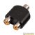 Adattatore 2 RCA Femmina – RCA Femmina SOUNDSATION SADA045-1