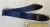 TRACOLLA MAGRABO’ Stripe SC Cotton Washed BLU 8 cm terminali core nero, fibbia Recta Ottone 244.031
