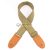 Tracolla per chitarra/basso in tweed con terminali in vera pelle