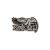 ERNIE BALL – 4028 EAGLE ALL SILVER ENAMEL PIN