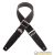 TRACOLLA MAGRABO’ mod. Stripe SC Cotton Washed Nero 5 cm terminali Twinkle Nero, fibbia Recta Argento