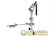 Latin Percussion LP330D Supporto per Bongo con Fissaggio allo Sgabello Cromato