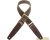 Tracolla per chitarra e basso MAGRABO’ mod. STRIPE SC COTTON WASHED VERDE OLIVA 5 CM TERMINALI TWINKLE GRIGIO, FIBBIA RECTA OTTONE 241.130