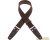 Tracolla per chitarra e basso MAGRABO’ mod. STRIPE SC ENTRY MARRONE 5 CM TERMINALI GRIGIO SCURO FIBBIA FERRO ANTICO 230.210M