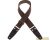TRACOLLA MAGRABO’ mod. STRIPE SC ENTRY MARRONE 5 CM TERMINALI NERO FIBBIA ARGENTO 230.212M
